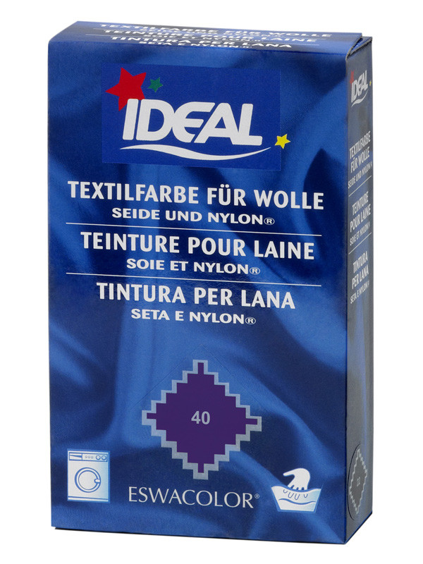 IDEAL / ESWACOLOR  Teinture textile VIOLET pour laine, soie et