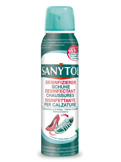 Désinfectant chaussures Sanytol - Aérosol 150 ml