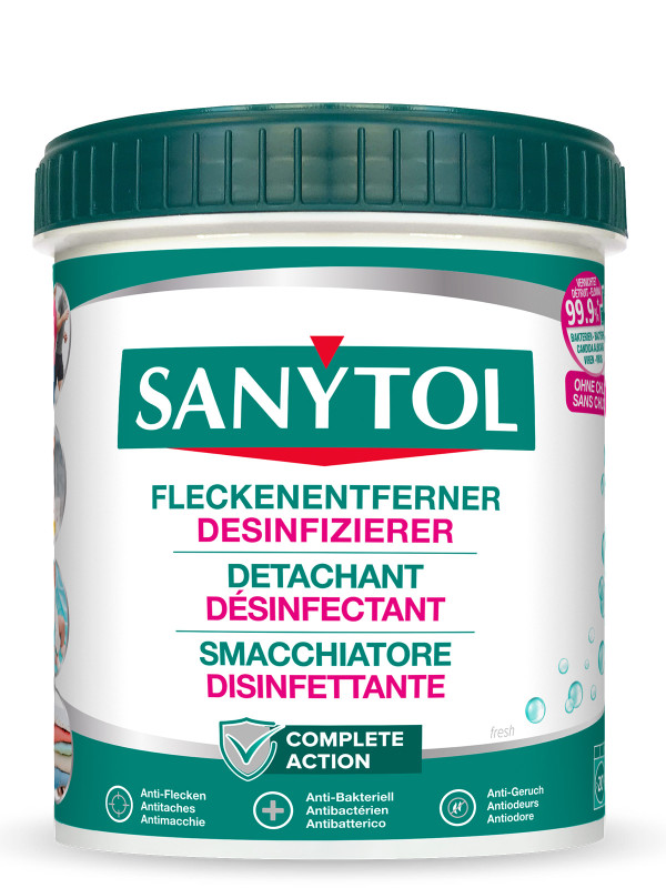 Détachant désinfectant textile poudre Sanytol Professionnel