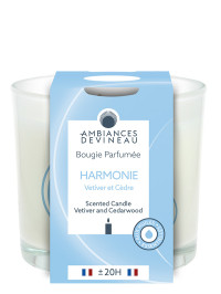 Duftkerze 20Std. Harmonie (Vetiver & Zeder) | AMBIANCES DEVINEAU