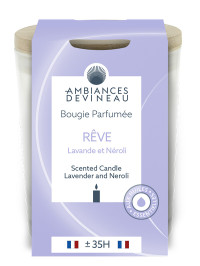 Bougie parfumé 35h Rêve (Lavande & Néroli) | AMBIANCES DEVINEAU