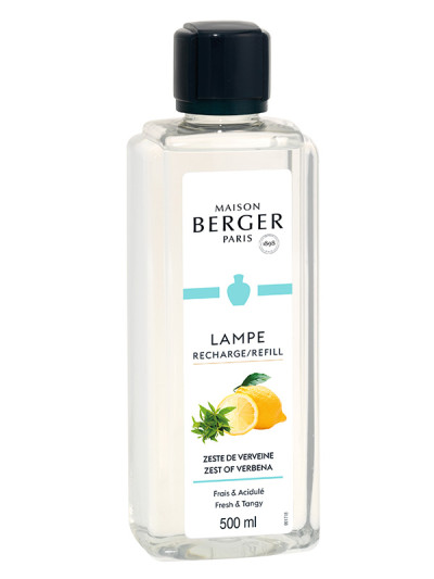 Recharge Lampe Zeste de Verveine 500ml | MAISON BERGER