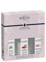Coffret 3 recharges Lampe Berger Joy 250ml | MAISON BERGER