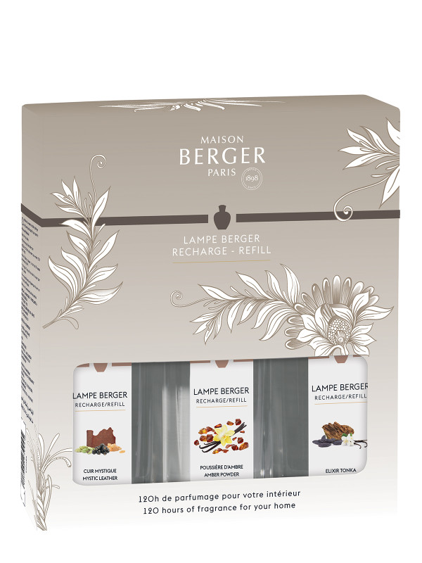 MAISON BERGER  Coffret 3 Recharges Lampe Berger Holly 250ml
