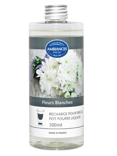 Pot-Pourri Fleurs blanches des Pyrénées 500ml | AMBIANCES BERGER