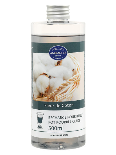 Pot-Pourri Fleur de Coton 500ml | AMBIANCES BERGER