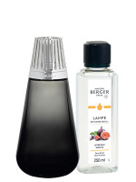 Set Lampe Berger Amphora Schwarz & Duft Feigenmilch | MAISON BERGER Set Lampe Berger Amphora Schwarz & Duft Feigenmilch | MAISON BERGER