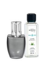 Set Lampe Berger June Grau & Duft Aloe Wasser | MAISON BERGER Set Lampe Berger June Grau & Duft Aloe Wasser | MAISON BERGER
