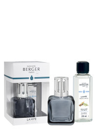 Coffret Lampe Berger Glaçon Grise & parfum Thé Blanc Pureté | MAISON BERGER