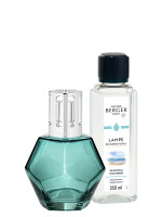 Coffret Lampe Geometry Bleue & parfum Vent d'Océan | MAISON BERGER Coffret Lampe Geometry Bleue & parfum Vent d'Océan | MAISON BERGER