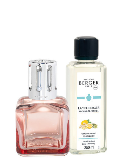 Coffret Lampe Berger Glaçon Riviera & parfum Citron Tonique | MAISON BERGER