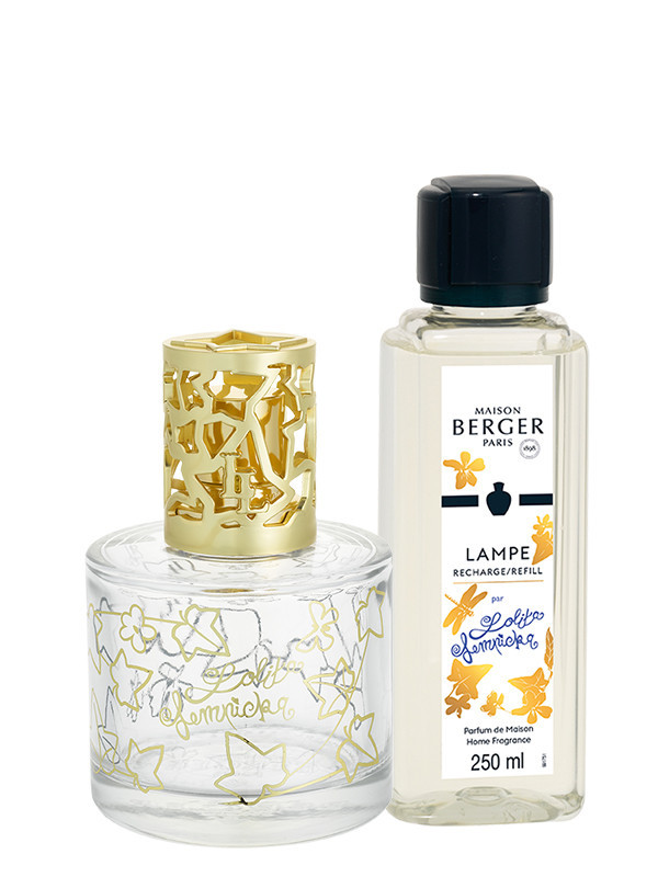 MAISON BERGER, Coffret Lampe Berger Pure Transparente & parfum Lolita  Lempicka, Les blancs