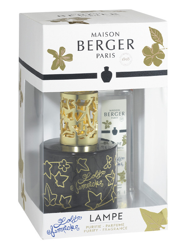 MAISON BERGER, Coffret Lampe Berger Pure Noire & parfum Lolita Lempicka, Les noirs et gris