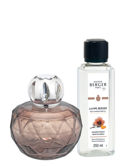 Coffret Lampe Berger Adagio Rose & parfum Velours d'Orient | MAISON BERGER