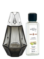 Coffret Lampe Berger Prisme Noire & parfum Terre Sauvage | MAISON BERGER