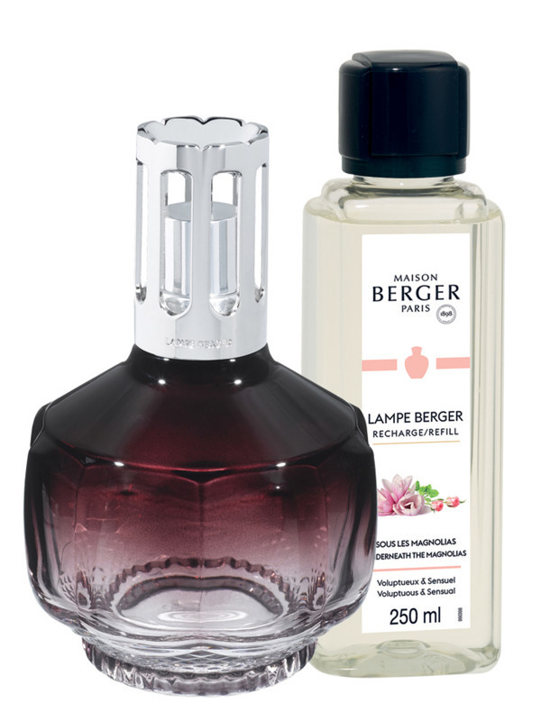 MAISON BERGER, Coffret Lampe Berger Molécule Prune & parfum Sous les  Magnolias, Les roses et violets