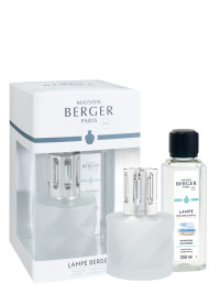 Coffret Lampe Berger Spirale Givrée & parfum Vent d'Océan | MAISON BERGER