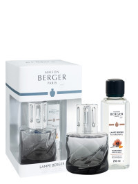 Coffret Lampe Berger Spirale Noire & parfum Velours d'Orient | MAISON BERGER