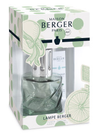 Coffret Lampe Berger Dolce verte & parfum Zeste d'Orange verte | MAISON BERGER