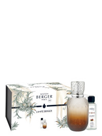 Coffret Lampe Berger Evanescence Fauve & parfum Cuir Mystique | MAISON BERGER