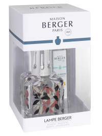 Coffret Lampe Berger Glaçon Feuilles & parfum Zeste de Verveine | MAISON BERGER