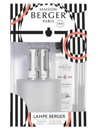 Coffret Lampe Berger Illusion givrée & parfum Angélique Noire | MAISON BERGER