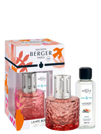 Coffret Lampe Berger Mirage Rose & parfum Fresh Spirit | MAISON BERGER