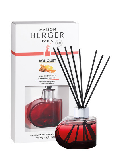 Bouquet parfumé Alliance Rouge - Orange de Cannelle | MAISON BERGER