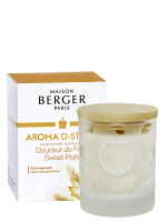 Bougie parfumée Aroma D-Stress - Douceur de Fruits | MAISON BERGER Bougie parfumée Aroma D-Stress - Douceur de Fruits | MAISON BERGER