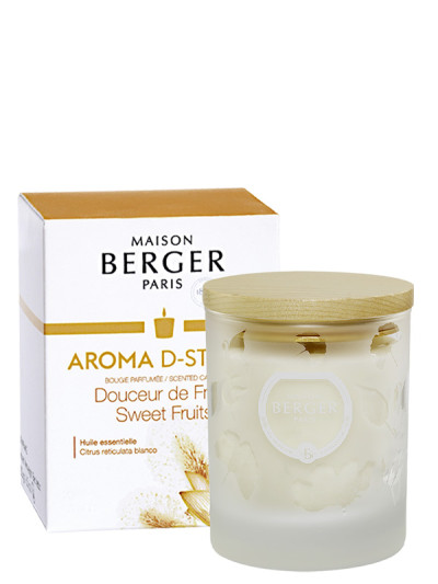 Bougie parfumée Aroma D-Stress - Douceur de Fruits | MAISON BERGER