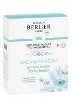 Recharges Diffuseur voiture Aroma Wake-Up - Envolée Boisée | MAISON BERGER