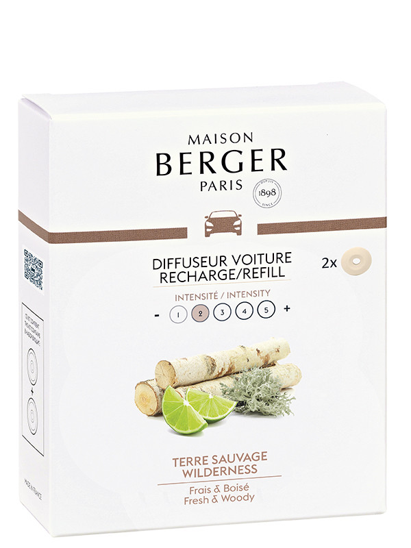 MAISON BERGER, Recharges Diffuseur voiture Terre Sauvage, Diffuseur  voiture