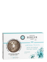 Diffuseur voiture Aroma Travel - Jardin Aromatique | MAISON BERGER