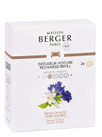 Recharges Diffuseur voiture Fleurs de Musc | MAISON BERGER