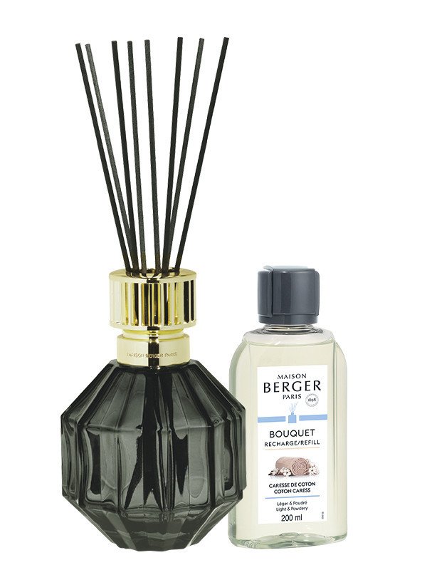 MAISON BERGER, Bouquet parfumé Facette Noir & Caresse de Coton, Rêves de  Pureté