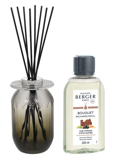 Bouquet parfumé Evanescence Gris - Cuir Mystique | MAISON BERGER