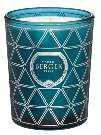 Bougie parfumée Géode Bleue - Sous l'Oliveraie | MAISON BERGER