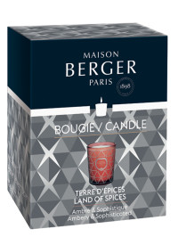 Bougie parfumée Géode Paprika - Terre d'Épices | MAISON BERGER