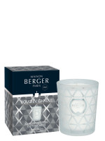 Bougie parfumée Géode givrée - Caresse de Coton | MAISON BERGER