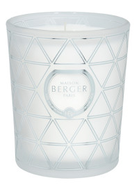 Bougie parfumée Géode givrée - Caresse de Coton | MAISON BERGER