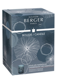 Bougie parfumée Molécule Bleu Nuit - Sous les Magnolias | MAISON BERGER