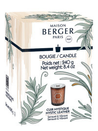 Bougie parfumée Evanescence Fauve - Cuir Mystique | MAISON BERGER