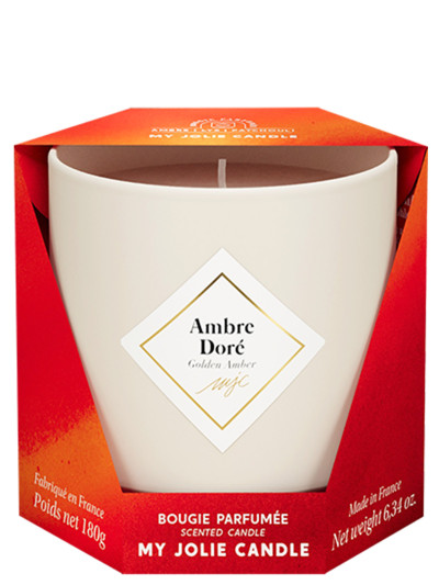 Bougie Classique Ambre Doré 180g | MY JOLIE CANDLE