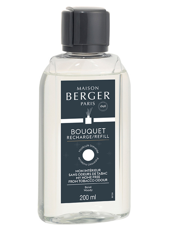 MAISON BERGER, Recharge Bouquet Anti-Odeur Tabac - Boisé, Recharge pour  Bouquet Parfumé