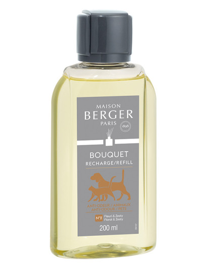 Recharge Bouquet Anti-Odeur Animaux - Fleuri & Zesté | MAISON BERGER