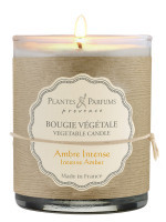 Pflanzliche Duftkerze Amber 180g | PLANTES & PARFUMS Pflanzliche Duftkerze Amber 180g | PLANTES & PARFUMS
