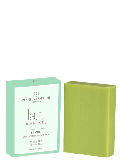 Savon au lait d'Ânesse 100g Thé vert | PLANTES & PARFUMS