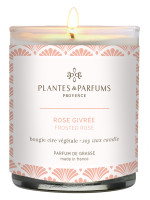 Bougie parfumée Rose Givrée 180g | PLANTES & PARFUMS Bougie parfumée Rose Givrée 180g | PLANTES & PARFUMS