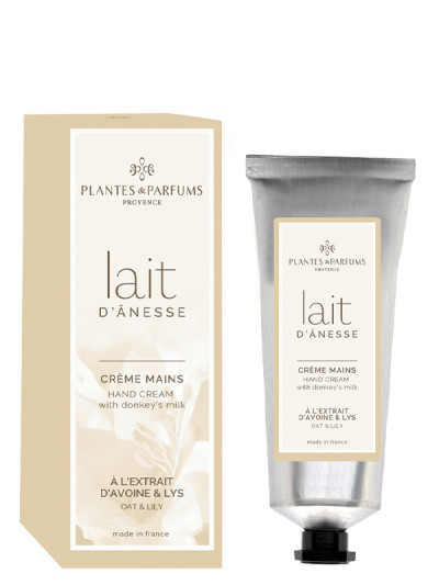 Handcreme Eselsmilch Hafer & Lilie 75ml | PLANTES & PARFUMS