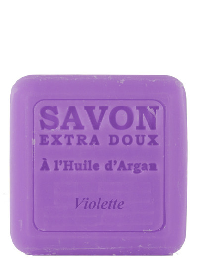 Savon à l'huile d'Argan 100g Violette | PLANTES & PARFUMS